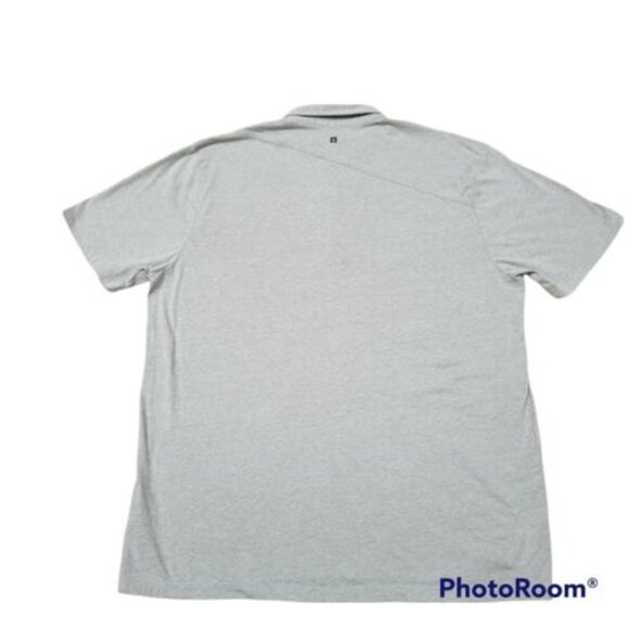 Men's Volcom Short Sleeve Polo Shirt Size X-Large in Gray collared button shirt - Picture 5 of 8